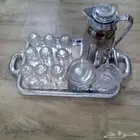 طقم شاي ثلاجة كاسات صحون