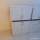 دولاب مطبخ المنيوم زواية حرف L