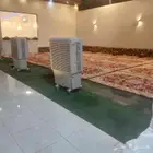 تاجير مكيفات سبليت وصحراوي ومراوح رزاز كراسي ملكي وفرش ملكي