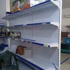 5 متر رفوف في بقاله العزيزيه مع الاعمده بحاله ممتازه