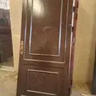 ابواب خشب مستعمل نظيف وشبابيك مستعمله نظيفه