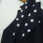 عبايه مزخرفه ورود ابيض