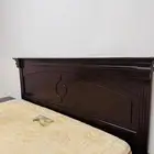 Fullsize bed without mattress cupboard and dressing table