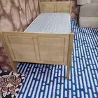 سرير عرض متر خشب زان
