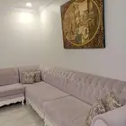 كنب 12شخص حرف L لون زهري