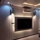 ديكؤرات شيبورد بؤرد خلفية تلفزيون نعله فيبر.باركي رد معه