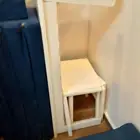 مجلس براده ميكرويف فرن طاوله خشب