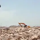 بكلين الإيجار وقص الأراضي وبنين الحجر كبير و صغير وأرباب حجر