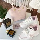 شنطه وشوز نسائي مع عطر