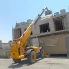 رفعه جي سي بي بوم لرفع جميع مواد البناء