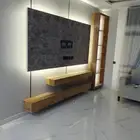 واجهت شاشه معا مكاتب يوجد جميع انواع النجاره وديكورات