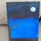 لوحة فنيه رسم يدوي السعر على السوم
