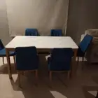 طاولة طعام رخام ستة كراسي
