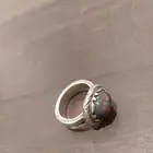 خاتم اوبال فضة ثقيلة