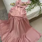 فستان وردي