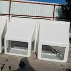 غطاء مكيفات فيبر جلاس مروحه شفات اشواك حمام مع تركيب وبدون ت