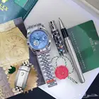ساعة رولكس وقلم كارتير
