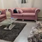كنب 4 قطع مع طاولة وسط