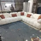 مفروشات الرياض  تفصيل جميع انواع الكنب والجلسات الارضي والس