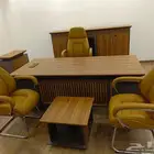 طقم مكتب فخم مدير كراسي كنب كاونتر استقبال