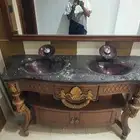 مغسله ب حوضين مع المرايه