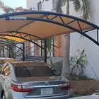 مظلات سيارات جده سواتر مظلات سيارات مقوس كابولي منزلية
