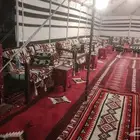 تاجير حفلات كراسي كنب طاولات خشب طاولات قزاز جلسات شعبيه ارك