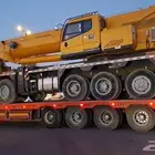 كرين 130 طن للايجار الشهري موديل 2024 سفتي كامل بوم 72 متر