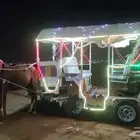 حنطور مع العربه للبيع