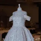 فستان عروسه اوفوايت يلبس مديم الى اكس لارج حديث التصميم