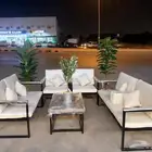 لتفصيل جلسات خارجية حديد خشب جميع انواع جلسات خارجية