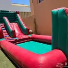 ملعب صابوني زحليقه مائيه نطيطه