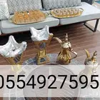 قهوجي وصبابين شامل الاغراض وبدون رجال  نساء  كراسي طاولات زل