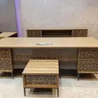 modern manager desk set and staff desks