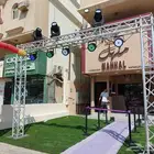 تاجير شاشات استيج تركيب تراس ليزرات سيتي كلر اضاءه صوتيات