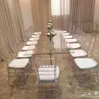 تاجير كراسي وطاولات وكراسي سفره وكن ب وصبابين وصبابات وقهوتي