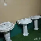 ثلاث مغاسل للبيع الموقع في الحرجه شبه جديده