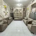 طقم كنب 11 شخص جديد عليه عرض