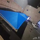 مظله تبديل شراع قماش تغيير مظلات جده