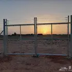 تركيب شبوك مجلفنه مزارع ومحميات ومساحات ارضيه كبيره لأنواع