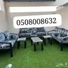 كراسي حديد خارجية جلسات مراكيز احواش استراحات شاليهات كراسي