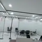 زجاج وجهات مكاتب سكوريت ابواب مكاتب تفصيل زجاج سكوريت 12ملي