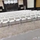 تاجير كنب مخمل ثلاثي سفره كراسي طاولات دائريه طاولات مستطيل