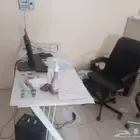 مكتب زجاج للبيع