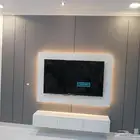 بديل الشيبورد ديكورات خلفيه تلفزيون ورق جدران نعلات باركيه