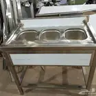 مدخنه استيل طاولات ومغاسل وجميع اشغال الاستيل