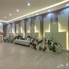 تجهيز كوش افراح و طاولات استقبال و مداخل