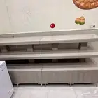 التواصل ارفف خشبيه للبيع 3 ادوار مقاس 2.40 80 ارت