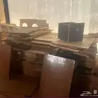 خشب و زجاج سكراب للبيع