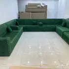 كنب متصل مقاس 4 في 4 شبه الجديد